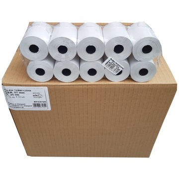 Rolka Termiczna rolki 57x25 do kasy fiskalnej 120x