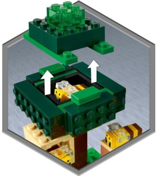 LEGO MINECRAFT 21165 ПАСЕКА ФИГУРКА ПОСЕЛЕНЕЦ ОВЦА ПЧЕЛА УЛЕЙ