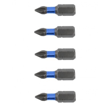 HOGERT 5 KONCÓWEK WKRĘTAKOWYCH UDAROWYCH PH0x25MM