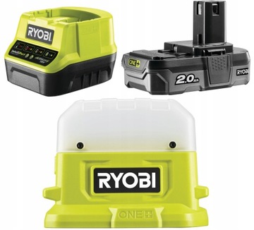 LAMPA LED BIWAKOWA LATARKA 500 Lm RYOBI RLC18 +2Ah