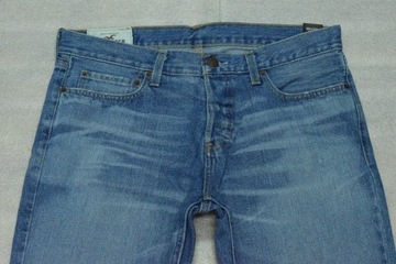 HOLLISTER SKINNY Modne Męskie Spodnie Jeans 32X32