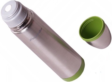 ВАКУУМНЫЙ СТАЛЬНОЙ ТЕРМОС 1Л ТУРИСТИЧЕСКАЯ БУТЫЛКА 1000мл с металлической кружкой