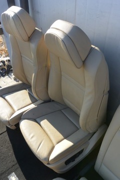 СИДЕНЬЕ СИДЕНЬЯ БЕЖЕВЫЙ КОМПЛЕКТ КОМФОРТ КОЖАНЫЙ С ПОДОГРЕВОМ BMW X5 E70 LIFT UK