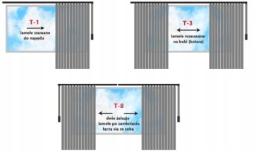 Вертикальные жалюзи вертикальные - для размеров до 120x240