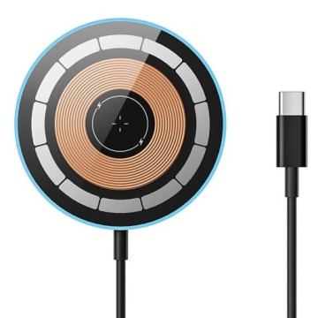 TooCKI QI ИНДУКТИВНОЕ зарядное устройство для MAGSAFE для IPHONE 11 12 13 14 15 Pro Max