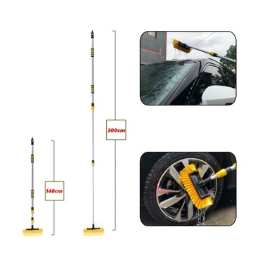 ТЕЛЕСКОПИЧЕСКАЯ ЩЕТКА ДЛЯ МОЙКИ АВТОМОБИЛЯ BUSA TIRA ПРИЦЕП УНИВЕРСАЛЬНАЯ 3М