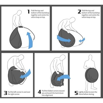 Зеленый экран, круглый зеленый фон хромакея на кресле для видеоблогеров Esport