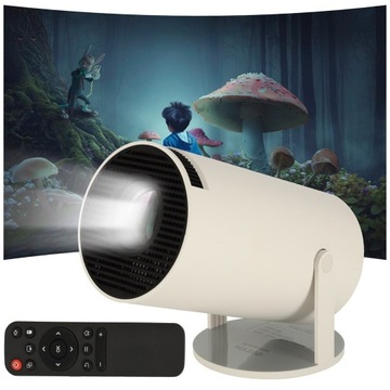 ПОРТАТИВНЫЙ СВЕТОДИОДНЫЙ ПРОЕКТОР 1280X720 40–130 ДЮЙМОВ ANDROID 11.0 USB HDMI WIFI