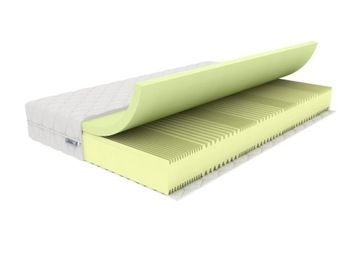 Materac 80x200 21cm 30kg/m3+Visco/Memo H4 Twardy
