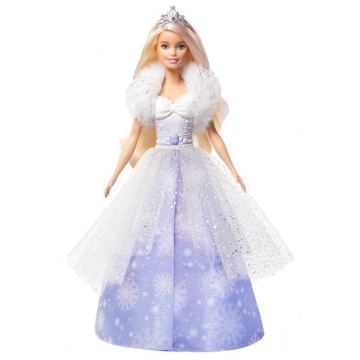 LALKA BARBIE KSIĘŻNICZKA Lodowa magia FROZEN GKH26