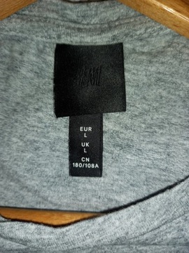 H&M koszulka bluzka t-shirt z kieszonką L