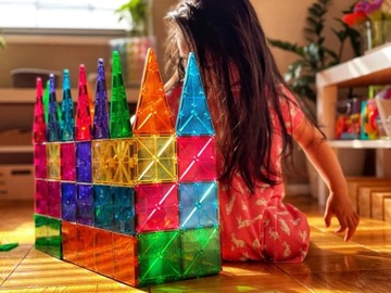 Магнитные кирпичи 100 шт. Magna-Tiles