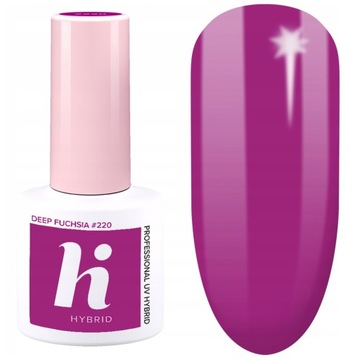 HI HYBRID LAKIER HYBRYDOWY 220 DEEP FUCHSIA 5ml