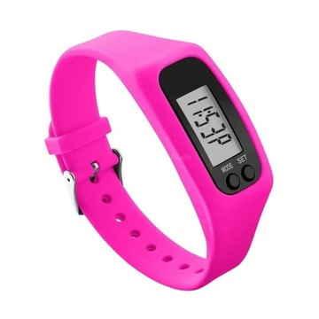 Display Fitness Step Count Tracker Sports Smart Watch Bracelet LED