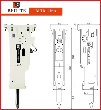 młot hydrauliczny BEILITE BLTB-125