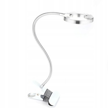 НАСТОЛЬНАЯ КОСМЕТИЧЕСКАЯ ЛАМПА РЕГУЛИРУЕМАЯ СВЕТОДИОДНАЯ ПОДСВЕТКА ДЛЯ РЕСНИЦ И МАКИЯЖА