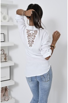 ПОТРЯСАЮЩАЯ ВЕСЕННЯЯ РУБАШКА С КРУЖЕВОМ SAINTE! ВЗ.1