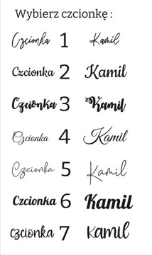 LITERY na ścianę 3D imię dziecka Literki drewniane