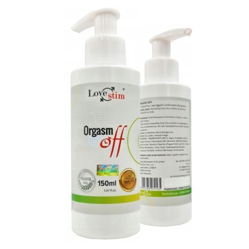 ORGASM OFF ŻEL 150mlZNIECZULA MOCNO HAMUJE WYTRYSK