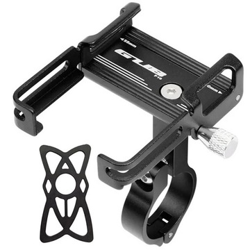 UCHWYT ROWEROWY MOTOCYKLOWY NA TELEFON GUB P10 + GUMA - NA ROWER DO ROWERU