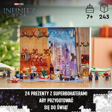 РОЖДЕСТВЕНСКИЙ НАБОР LEGO AVENGERS ADVENT CALENDAR 2023 76267 + БЕСПЛАТНО