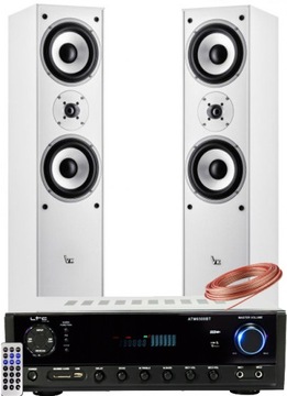 KOLUMNY GŁOŚNIKOWE AMPLITUNER BLUETOOTH RADIO USB