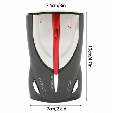 Автомобильный радар-детектор 360 Обнаружение