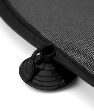 OSŁONA PRZECIWSŁONECZNA UV SAMOCHODOWA UNIWERSALNA 65x38CM Z PRZYSSAWKAMI