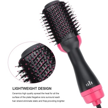 1000W Hair Dryer Hot Air Brush Styler and Volumizer Hair Straightener Curle