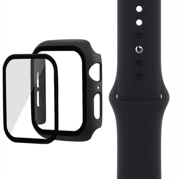РЕМЕНЬ ДЛЯ APPLE WATCH ЗАЩИТНЫЙ КОРПУС + СТЕКЛО (9 8 7) НАБОР РАМКИ 45 мм