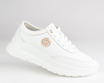 Sportowe buty GOODIN GD-XF-108 białe lekkie skóra naturalna 39
