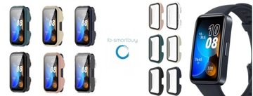Чехол со стеклом 2в1 Полная защита для Huawei Band 8 | ЦВЕТА