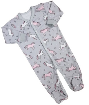 Pajac niemowlęcy, dla dziewczynki Unicorn r.68