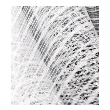 Штора белая, гладкая, полированная, сетка маркизет, 300 см на метр, Сарай