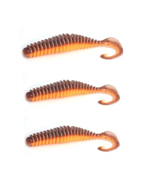 TWISTER TANTA ROBAK,GUMA 5cm/1g zestaw 3 sztuki