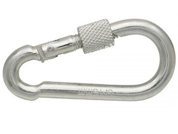 Karabińczyk skręcany do lin łańcucha 100 mm