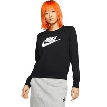 Bluza damska Nike Essentials Crew FLC HBR czarna BV4112 010 M