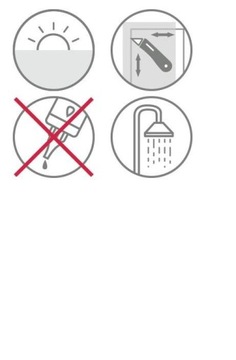 Folia okienna statyczna mleczna 90 x 200 cm