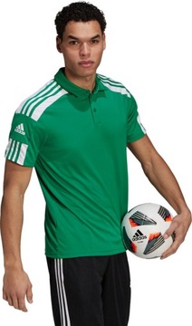 KOSZULKA MĘSKA ADIDAS SQUADRA 21 POLO ZIELONA GP6430 r L