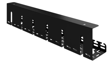 Organizer, uchwyt kabli pod biurko, czarny 60 cm StalFlex