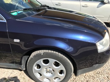 КРЫЛО AUDI A6 C5 97 04 СЕРЕБРЯНЫЙ ОЦИНКОВАННЫЙ LY7M Y7M