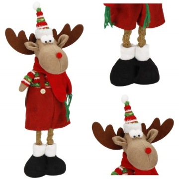 РОЖДЕСТВЕНСКИЙ ОРНАМЕНТ ОЛЕНЬ РОЖДЕСТВЕНСКАЯ ЕЛКА ПОДАРОК ​​45см