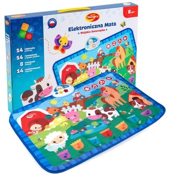 MATA ELEKTRONICZNA WIEJSKIE ZWIERZĄTKA ODGŁOSY MUZYKA 8M+ DUMEL