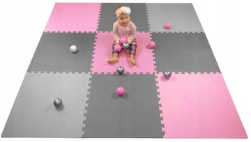 FOAM PUZZLE FOAM MAT пазлы для детей 9 деталей 60х60см 180х180см