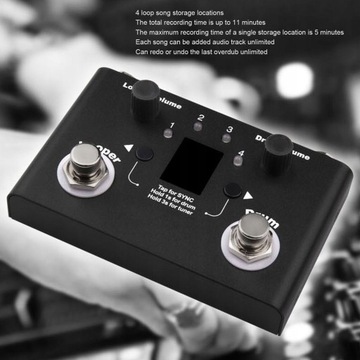 Место хранения педали Drums Looper 4 11