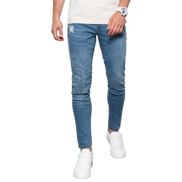 Spodnie męskie jeansowe SKINNY FIT j. ni P1060 XXL