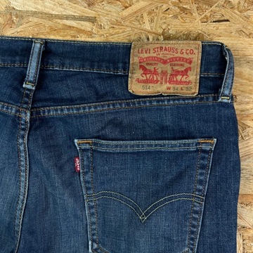 Spodnie Jeansowe LEVIS 504 34x32 Straight Proste Dżins Jeans Męskie Denim