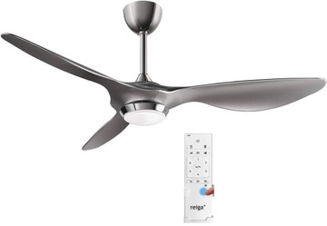 WENTYLATOR SUFITOWY 132CM LAMPA LED 2w1 LATO ZIMA - PILOT TIMER