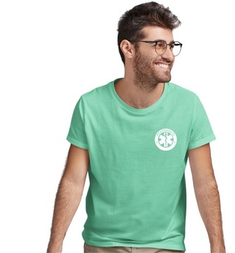 Мужская медицинская футболка Физиотерапевт, хлопок