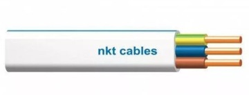 Przewód Płaski instalacyjny YDYp NKT 3 x 4